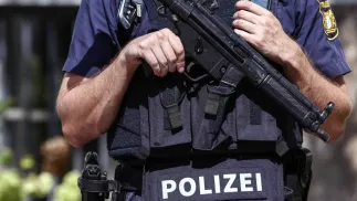 Niemiecka policja (zdjęcie ilustracyjne). Fot. EPA/ANNA SZILAGYI
