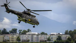 Helikopter, zdjęcie ilustracyjne, fot. PAP/EPA/KEYSTONE/MICHAEL BUHOLZER