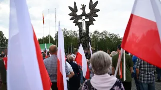 Памятные мероприятия у мемориала жертвам "волынской резни" в Домоставе. Fot. PAP/Darek Delmanowicz (фотоиллюстрация)