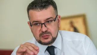 Ołeksandr Ałfiorow Fot. PAP/Vladyslav Musiienko