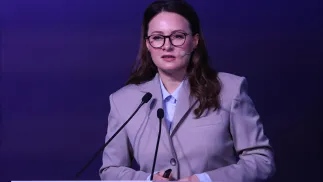 Premier Ukrainy Julia Swyrydenko. Fot. PAP/Viktor Kovalchuk