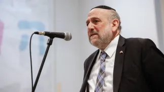 Michael Schudrich. Fot. PAP/Szymon Łabiński