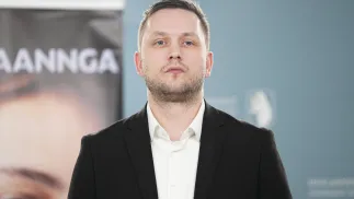 Premier Grenlandii Jens-Frederik Nielsen. Fot. PAP/EPA/Mads Claus Rasmussen