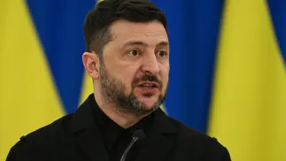 Wołodymyr Zełenski. Fot. PAP/Valdemar Doveiko