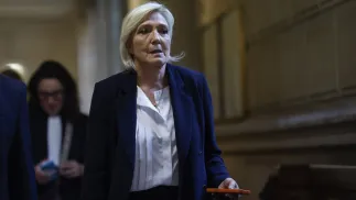 Marine Le Pen. Fot. PAP/EPA/YOAN VALAT