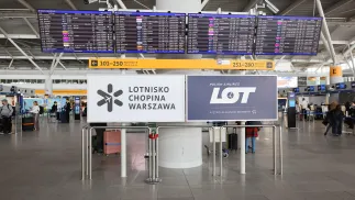 Warsaw Chopin Airport. Photo: PAP/Albert Zawada