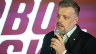 Adrian Zandberg. Fot. PAP/Tytus Żmijewski