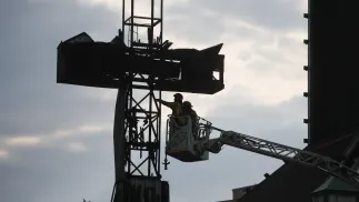  przed kościołem parafialnym św. Maksymiliana Marii Kolbego przy ulicy Rzymowskiego w Warszawie, fot. PAP/Leszek Szymański