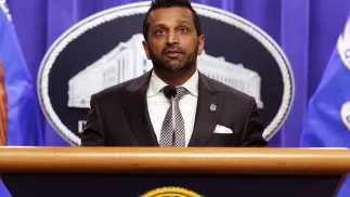Kash Patel. Fot. PAP/EPA/WILL OLIVER