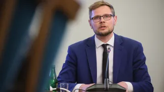 Michał Woś. Fot. PAP/Leszek Szymański