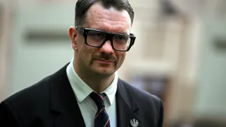 Łukasz Mejza. Fot. PAP/Marcin Obara