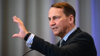 Wicepremier, minister spraw zagranicznych Radosław Sikorski. Fot. PAP/Andrzej Jackowski