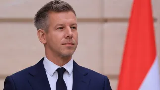 Premier Węgier Peter Magyar. Fot. PAP/EPA/LUDOVIC MARIN / POOL MAXPPP