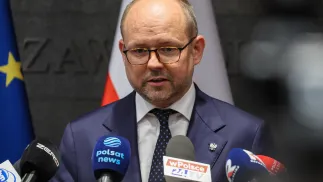 Szef Biura Polityki Międzynarodowej w KPRP Marcin Przydacz. Fot. PAP/Paweł Supernak