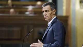 Premier Hiszpanii Pedro Sanchez. Fot. PAP/EPA/CHEMA MOYA