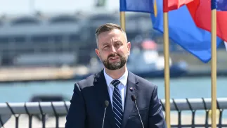 Вице-премьер, министр национальной обороны Польши Владислав Косиняк-Камыш Fot. PAP/Marcin Gadomski