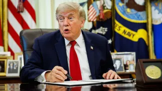 Donald Trump. Fot. PAP/EPA/SAMUEL CORUM