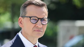 Były premier Mateusz Morawiecki. Fot. PAP/	Albert Zawada
