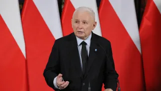 Prezes PiS Jarosław Kaczyński. Fot. PAP/	Paweł Supernak
