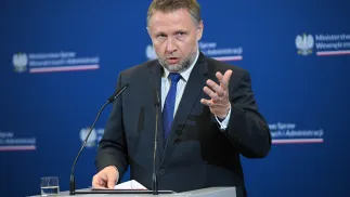 Szef MSWiA Marcin Kierwiński. Fot: PAP/Marcin Obara