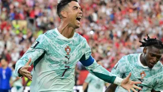 Christiano Ronaldo. Fot. PAP/ EPA/EDUARDO LIMA