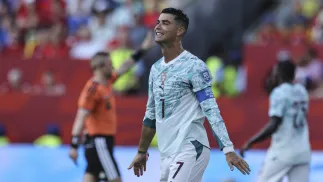 Cristiano Ronaldo. Fot. PAP/EPA/MIGUEL A. LOPES
