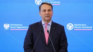 Міністр закордонних справ Польщі Радослав Сікорський. Fot. PAP/Paweł Supernak