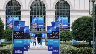 Президентський комплекс напередодні Форуму оборонної промисловості в рамках саміту НАТО в Анкарі, Туреччина, 5 липня 2026 року. Fot. PAP/EPA/GEORGI LICOVSKI