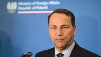 Заместитель премьер-министра Польши Радослав Сикорский.	Fot. PAP/Radek Pietruszka
