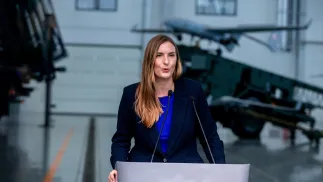 Wiceminister obrony narodowej Magdalena Sobkowiak-Czarnecka. Fot. PAP/	Agnieszka Bielecka
