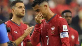 Christiano Ronaldo. Fot. PAP/ EPA/CHRISTOPHER NEUNDORF 
