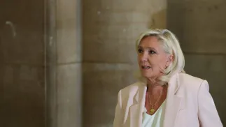 Marine Le Pen. Fot. PAP/EPA/Mohammed Badra