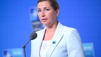 Premier Danii Mette Frederiksen. Fot. PAP/Marcin Obara