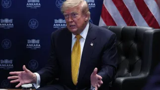Prezydent USA na szczycie NATO w Ankarze. Fot. PAP/EPA/FILIP SINGER