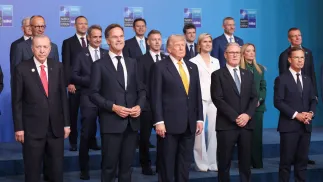 Liderzy państw NATO przyjęli deklarację końcową. Fot. PAP/EPA/GEORGI LICOVSKI