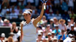 Linda Noskova. Fot. PAP/EPA/NEIL HALL 