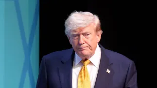 Donald Trump Fot. PAP/GEORGI LICOVSKI