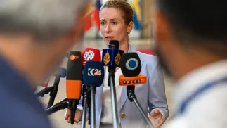 Kaja Kallas. Fot. PAP/Wiktor Dąbkowski