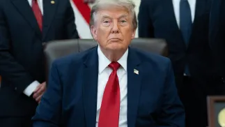 Дональд Трамп. Fot. PAP/EPA/AARON SCHWARTZ / POOL