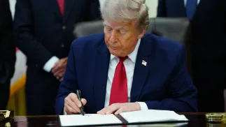 Дональд Трамп. Fot. PAP/EPA/AARON SCHWARTZ / POOL