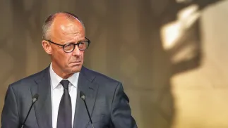 Kanclerz Niemiec Friedrich Merz. Fot. PAP/EPA/FRIEDEMANN VOGEL