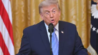 Президент США Дональд Трамп. Fot. PAP/EPA/SAUL LOEB / POOL
