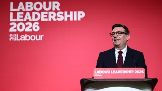 Andy Burnham. Fot. PAP/EPA/	HENRY NICHOLLS / POOL