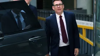 Brytyjski premier Andy Burnham. Fot. PAP/EPA/	ANDY RAIN