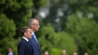Friedrich Merz i Emmanuel Macron, fot. PAP/EPA/GETTY IMAGES POOL