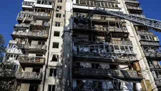 Наслідки російського обстрілу Києва, 19.07.2026. Fot. PAP/Vladyslav Musiienko