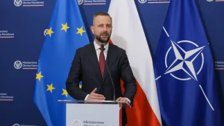 Министр обороны Польши Владислав Косиняк-Камыш. Fot. PAP/Paweł Supernak