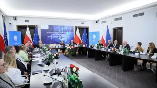 Powołanie Komitetu Programowego Roku Świadomości i Bezpieczeństwa Informacyjnego w Senacie. Fot. PAP/Leszek Szymański