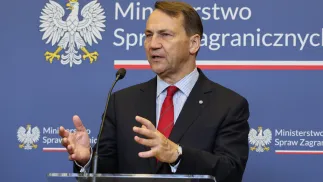 Radosław Sikorski. Photo: PAP/Albert Zawada