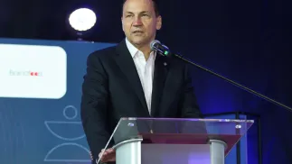 Wicepremier, minister spraw zagranicznych Radosław Sikorski. Fot. PAP/Albert Zawada